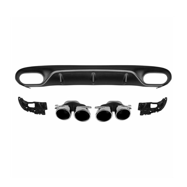 Difuzor Bară Spate cu Ornamente compatibil cu Mercedes E Class C238 E53 Design
