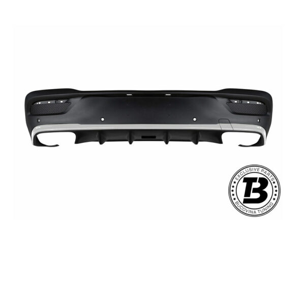 Difuzor Bară Spate cu Ornamente compatibil cu Mercedes GLE Coupe C167 GLE 63 Design — imaginea 2