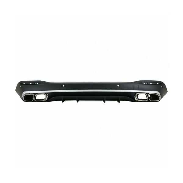 Difuzor Bară Spate cu Ornamente compatibil cu Mercedes GLE SUV W167 AMG