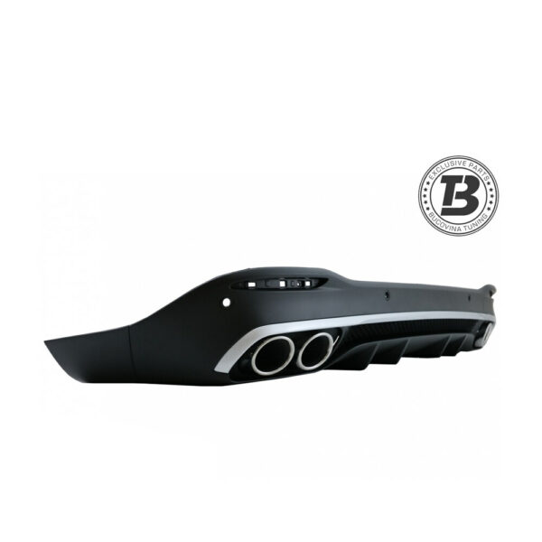 Difuzor Bară Spate cu Ornamente compatibil cu Mercedes GLE SUV W167 AMG — imaginea 2