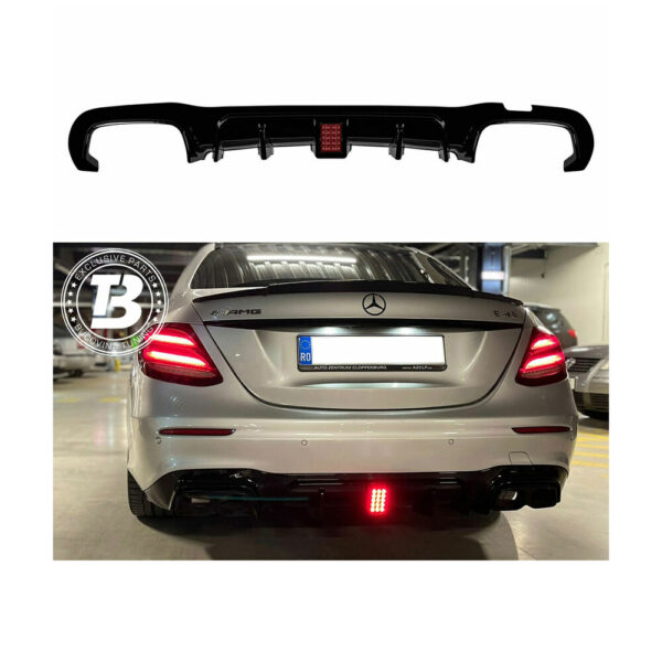 Difuzor Bară Spate compatibil cu Mercedes E Class W213 B Design