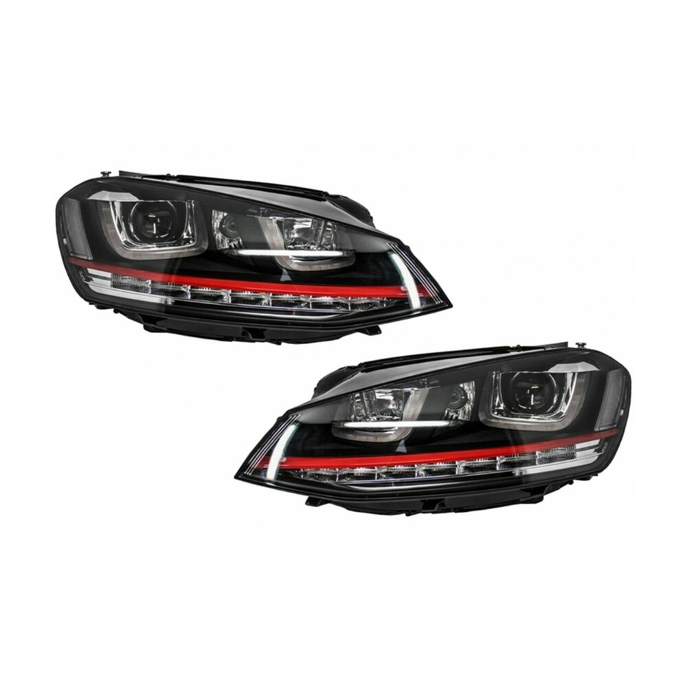 Faruri 3D LED compatibile cu VW Golf 7 VII GTI Design Faruri 3D LED compatibile cu VW Golf 7 VII GTI Design