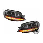 Faruri 3D LED compatibile cu VW Golf 7 VII GTI Design — imaginea 2