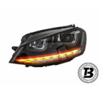 Faruri 3D LED compatibile cu VW Golf 7 VII GTI Design — imaginea 4