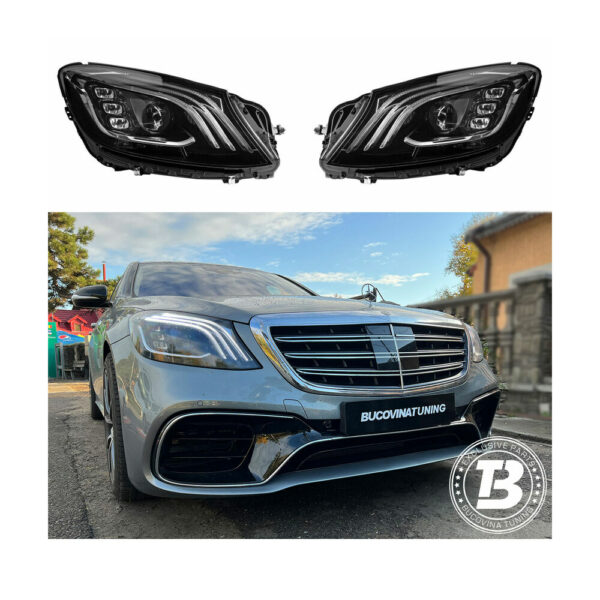 Faruri FULL LED compatibile cu Mercedes S-Class W222