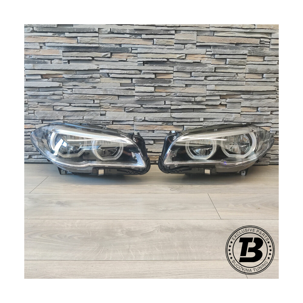 Faruri LED Angel Eyes DRL compatibile cu BMW Seria 5 F10 F11 LCI Faruri LED Angel Eyes DRL compatibile cu BMW Seria 5 F10 F11 LCI