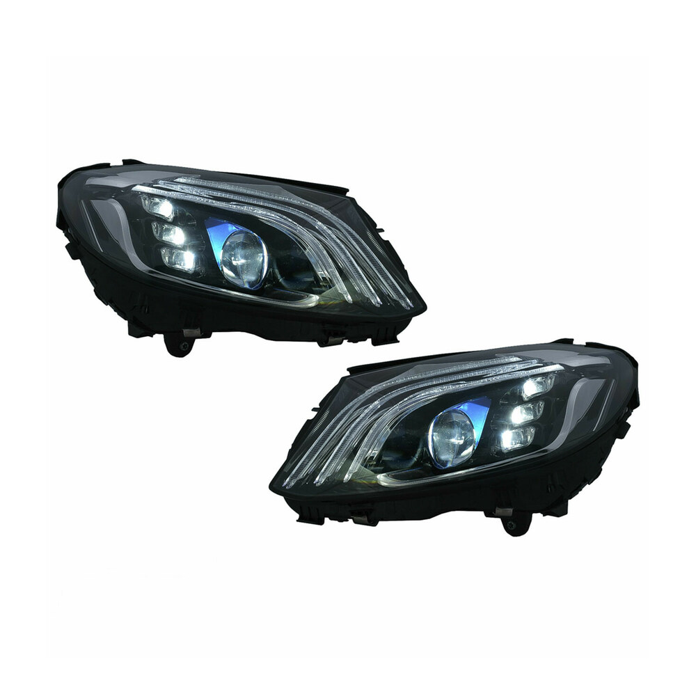 Faruri Full LED compatibile Mercedes C Class W205 S205 MBH Design Faruri Full LED compatibile Mercedes C Class W205 S205 MBH Design