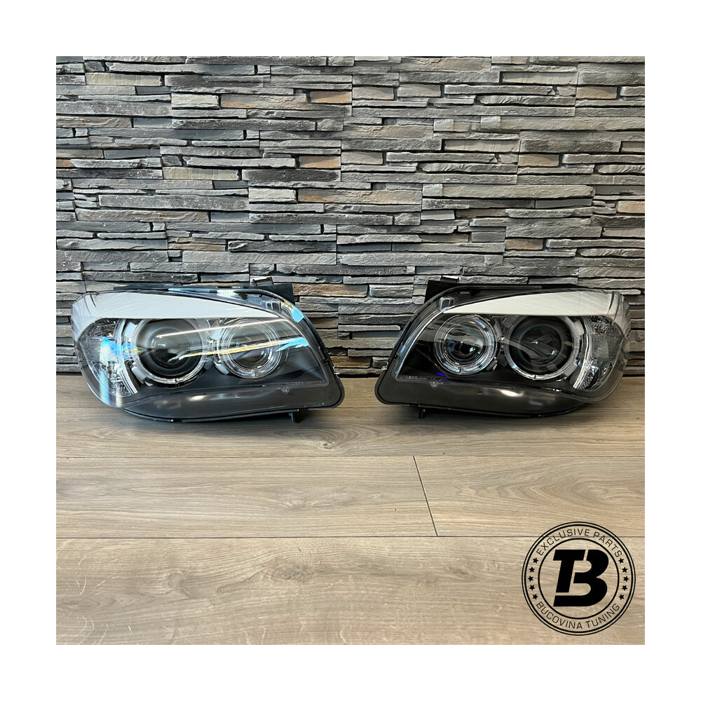 Faruri LED Angel Eyes compatibile cu BMW X1 E84 Xenon Design Faruri LED Angel Eyes compatibile cu BMW X1 E84 Xenon Design