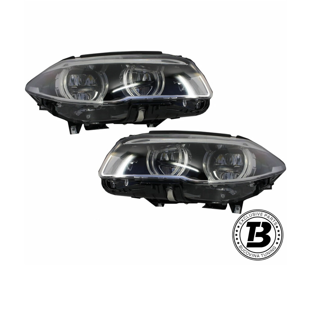 Faruri LED Angel Eyes DRL compatibile cu BMW Seria 5 F10 F11 Faruri LED Angel Eyes DRL compatibile cu BMW Seria 5 F10 F11