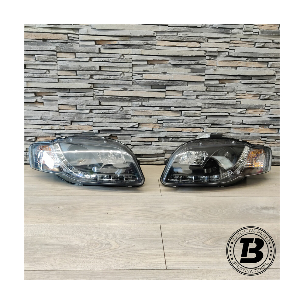 Faruri LED Dayline compatibile cu Audi A4 B7 Faruri LED Dayline compatibile cu Audi A4 B7