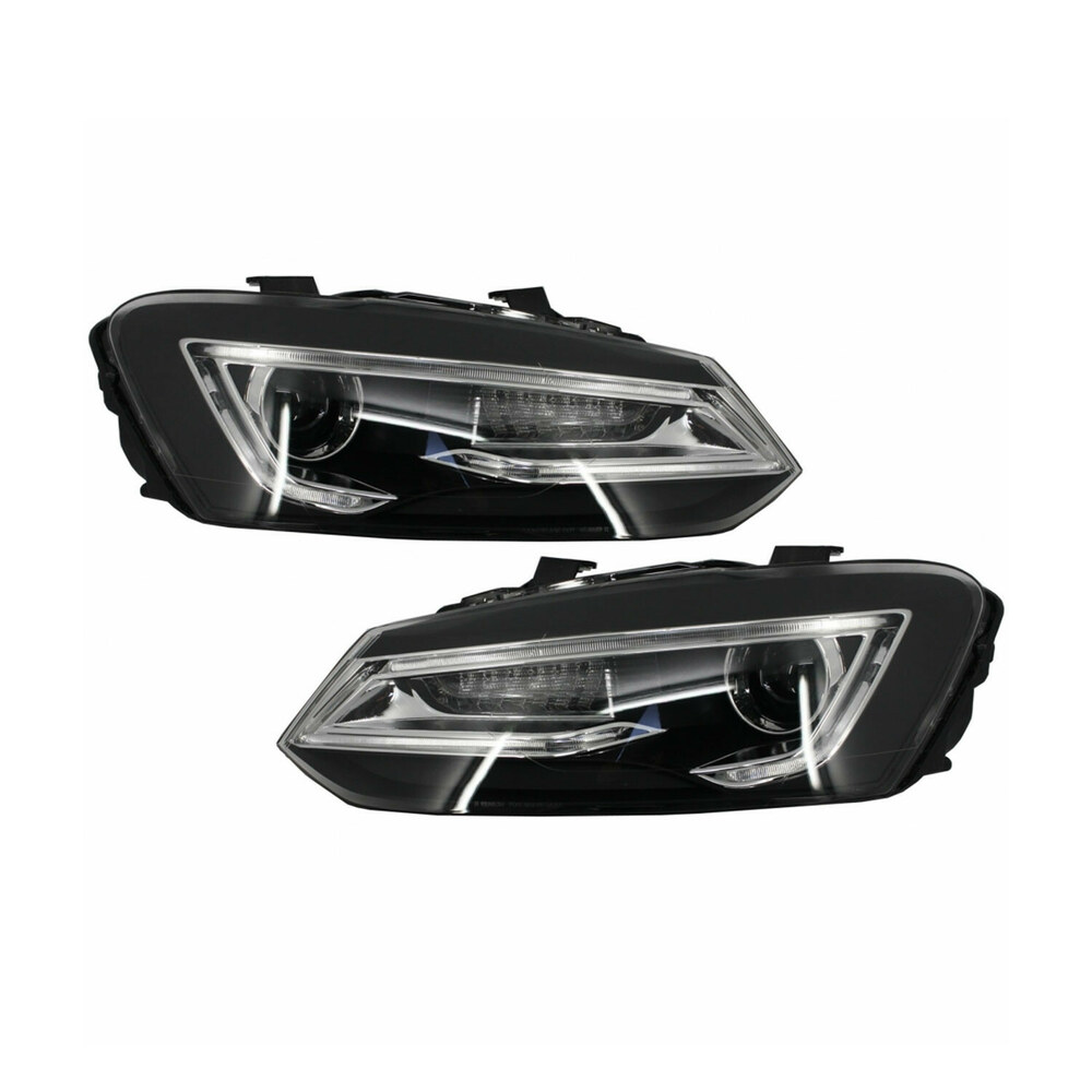 Faruri compatibile cu VW Polo 6R 6C Devil Eye Design Faruri compatibile cu VW Polo 6R 6C Devil Eye Design