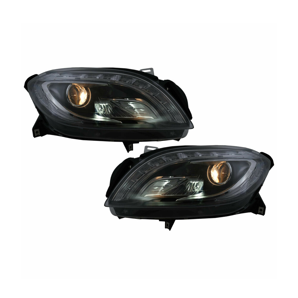 Faruri LED compatibile cu Mercedes ML W166 Black Design Faruri LED compatibile cu Mercedes ML W166 Black Design