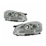 Faruri Full LED compatibile Mercedes S Class W222 Facelift Look