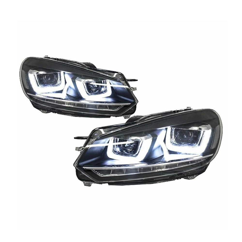Faruri LED compatibile cu VW Golf 6 VI G7 U Design Faruri LED compatibile cu VW Golf 6 VI G7 U Design