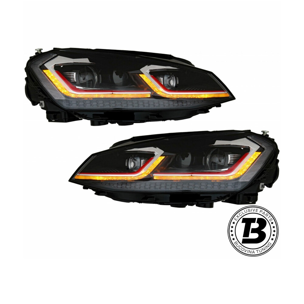 Faruri LED compatibile cu VW Golf 7 VII G7.5 Design Faruri LED compatibile cu VW Golf 7 VII G7.5 Design