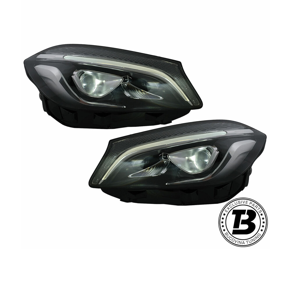 Faruri Full LED compatibile Mercedes A Class W176 Black Design Faruri Full LED compatibile Mercedes A Class W176 Black Design