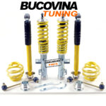 Kit suspensie sport FK compatibil cu VW Golf 4 4Motion: amortizoare, arcuri, cupe, bielete și chei