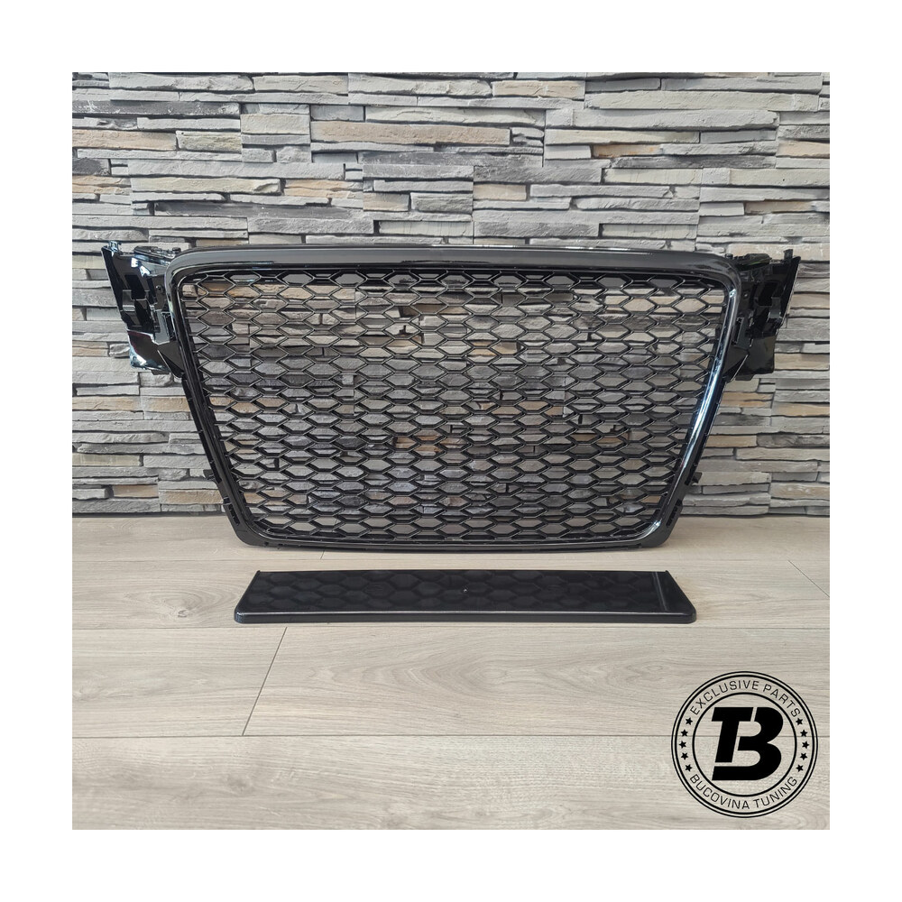 Grilă compatibilă cu Audi A4 B8 RS4 Design Grilă compatibilă cu Audi A4 B8 RS4 Design