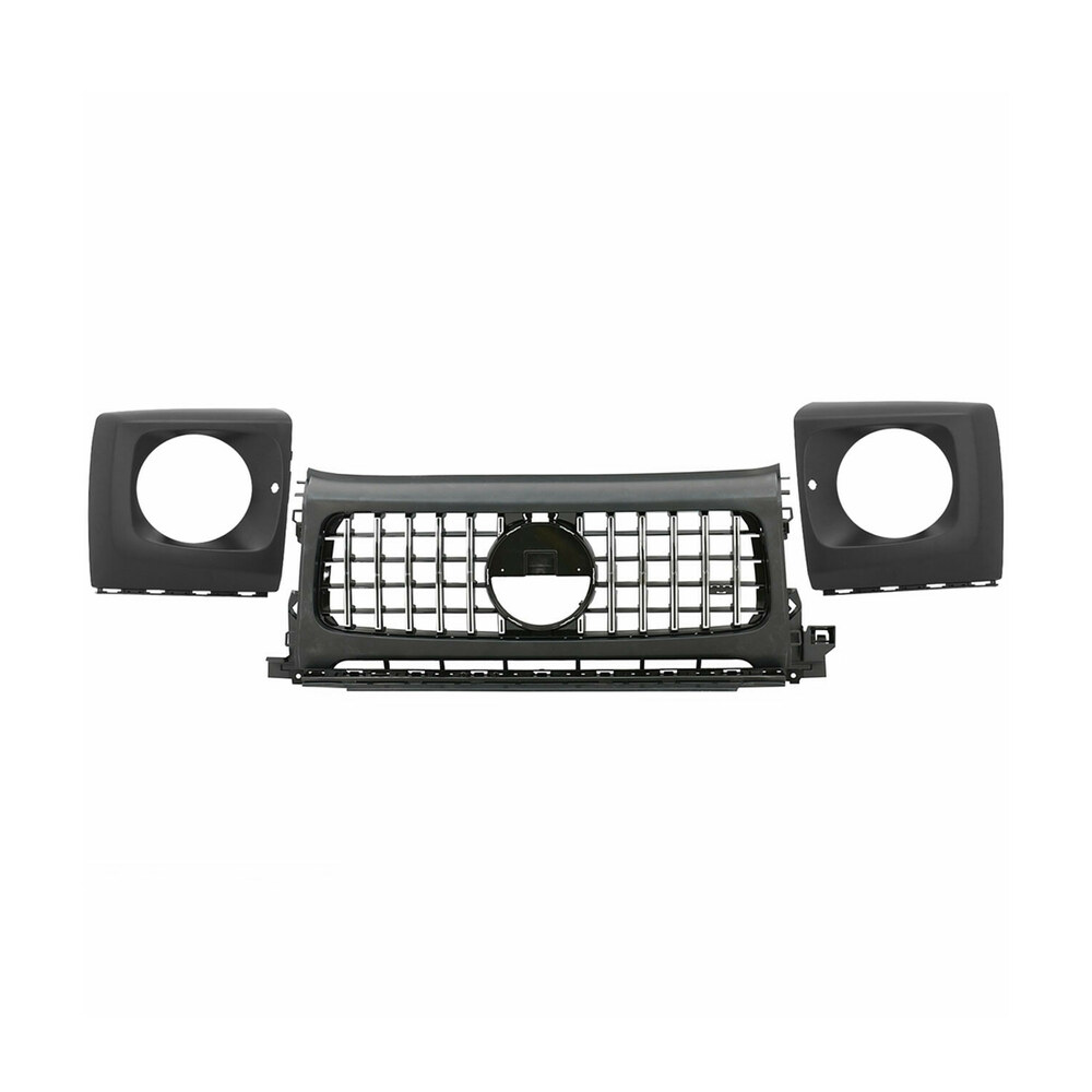 Grilă Și Carcasa Faruri compatibil cu Mercedes G-class W463 GT Design Grilă Și Carcasa Faruri compatibil cu Mercedes G-class W463 GT Design