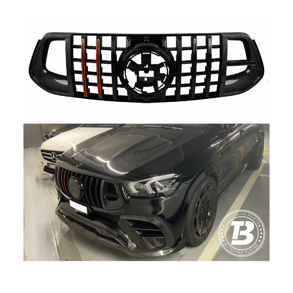 Grilă compatibilă cu Mercedes GLE W167 C167 B Design Grilă compatibilă cu Mercedes GLE W167 C167 B Design