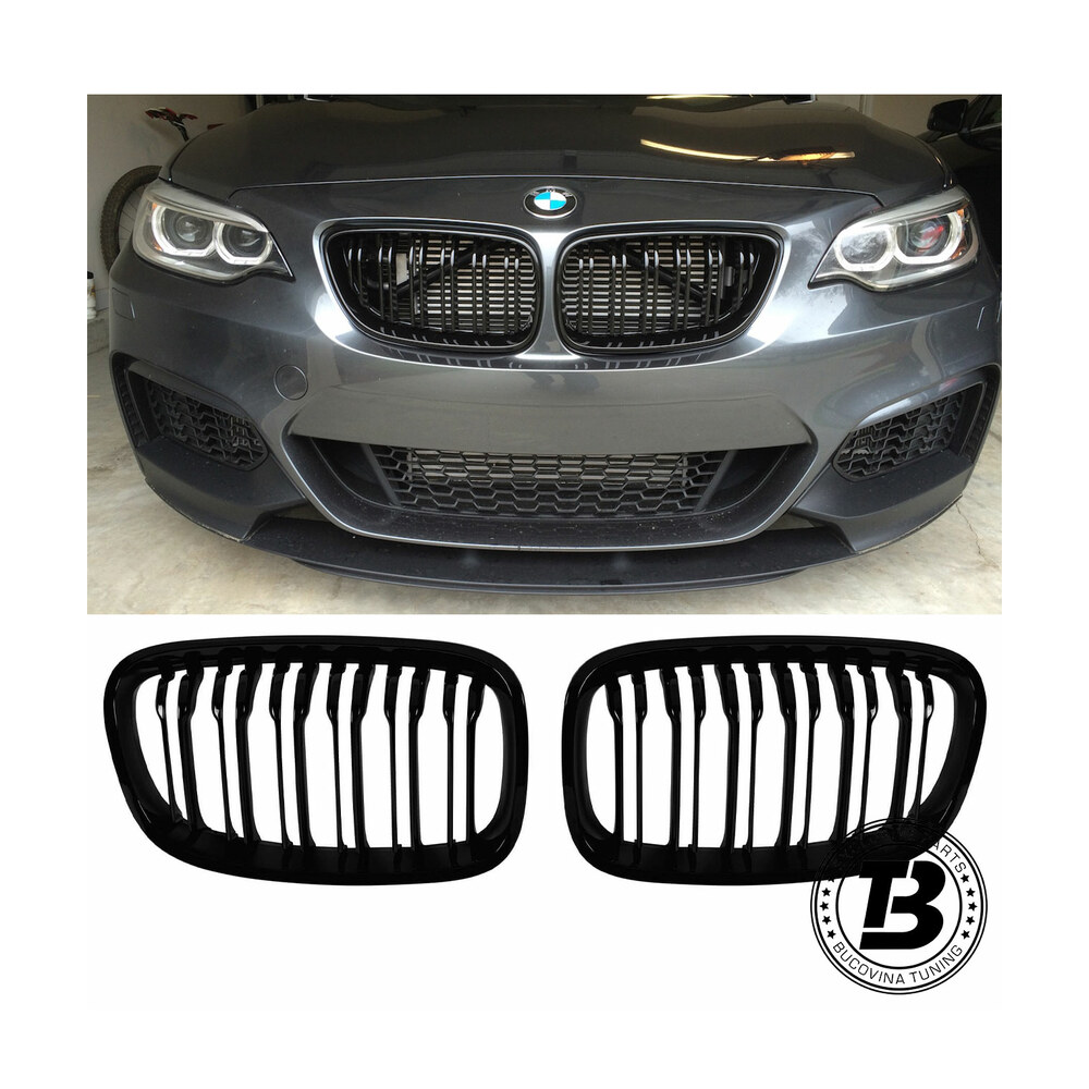 Grile Duble compatibile cu BMW Seria 1 F20 F21 M Design Grile Duble compatibile cu BMW Seria 1 F20 F21 M Design