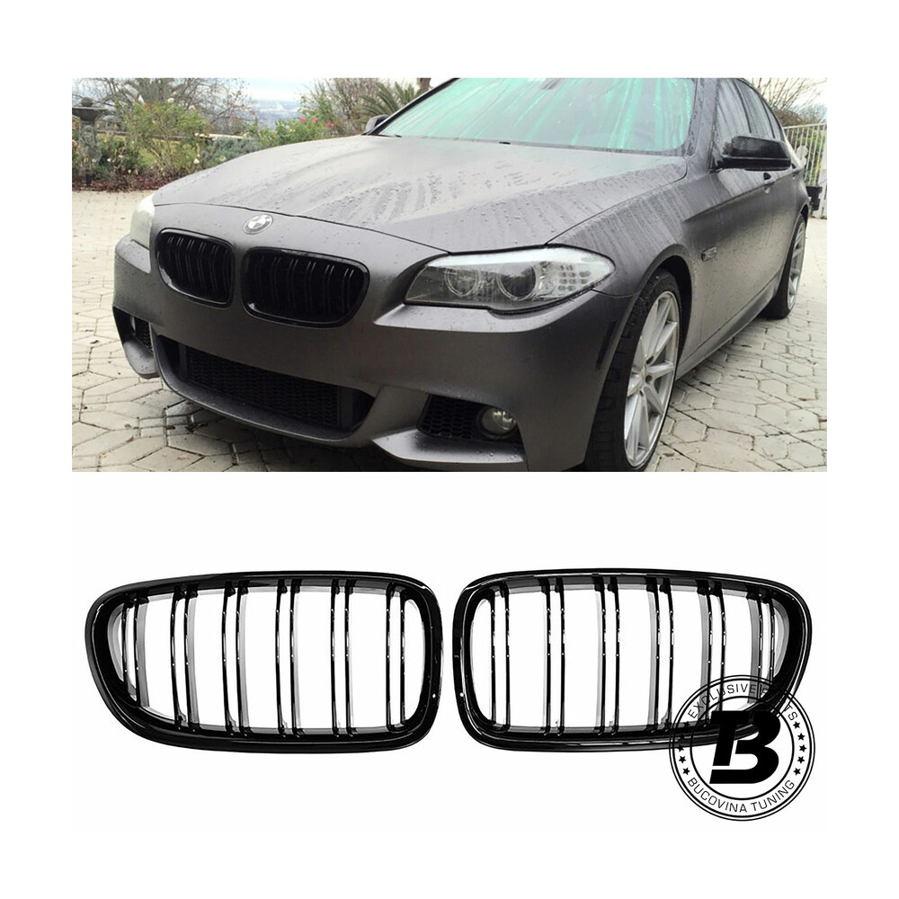 Grile Duble compatibile cu BMW Seria 5 F10 F11 M Design Grile Duble compatibile cu BMW Seria 5 F10 F11 M Design