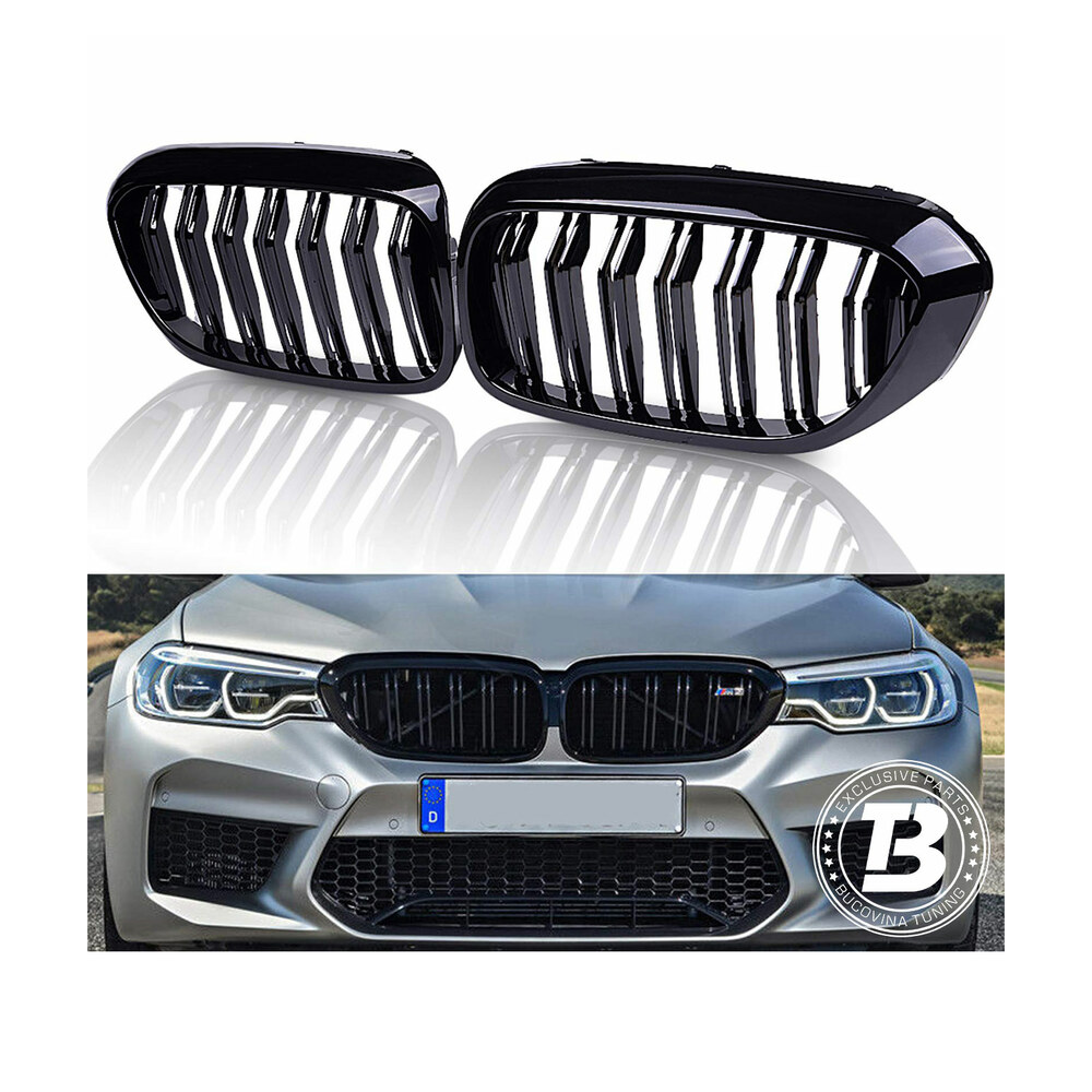 Grile Duble compatibile cu BMW Seria 5 G30 G31 M Design Grile Duble compatibile cu BMW Seria 5 G30 G31 M Design