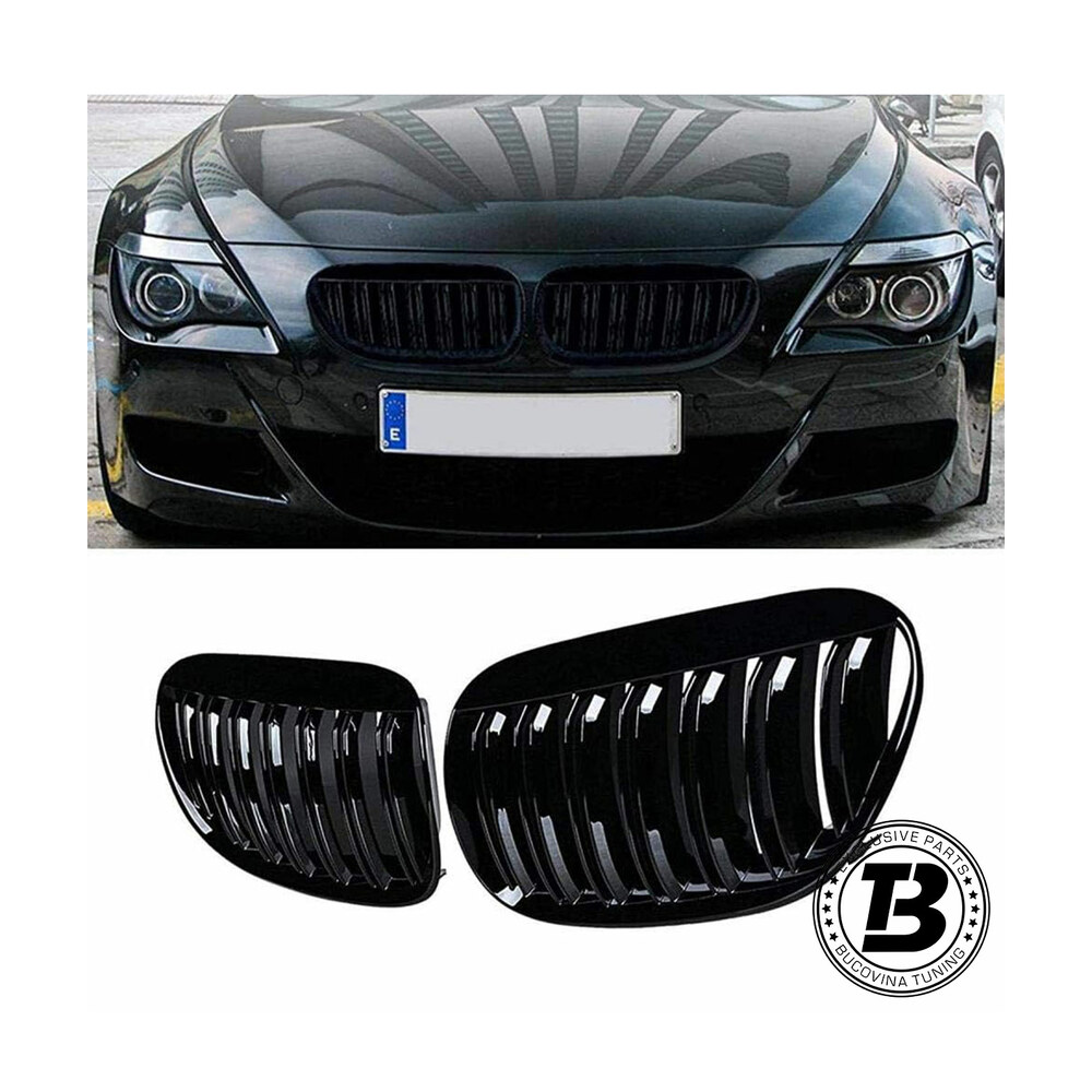 Grile Duble compatibile cu BMW Seria 6 E63 E64 M Design Grile Duble compatibile cu BMW Seria 6 E63 E64 M Design