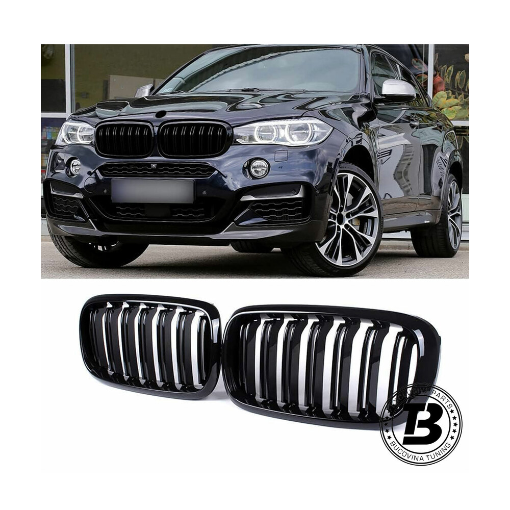 Grile Duble compatibile cu BMW X5 F15 X5M Design Grile Duble compatibile cu BMW X5 F15 X5M Design