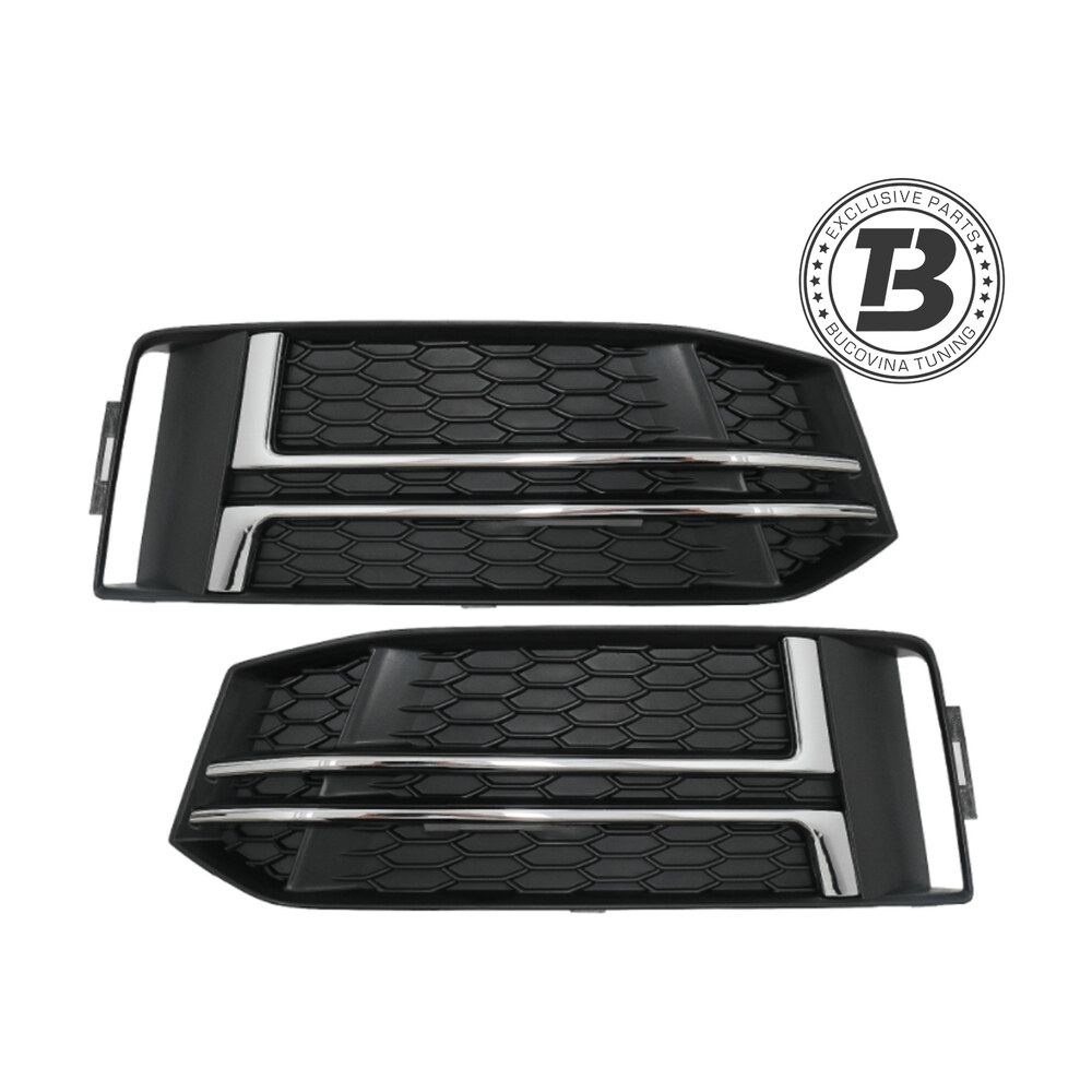 Grile Laterale compatibile cu Audi A4 B9 Non-Facelift S4 Design Grile Laterale compatibile cu Audi A4 B9 Non-Facelift S4 Design