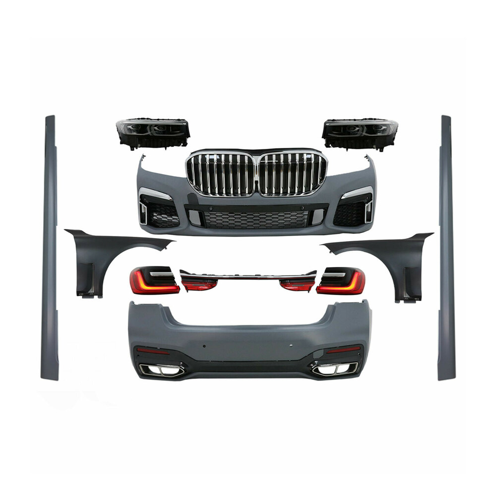 Pachet Exterior compatibil cu BMW Seria 7 G12 conversie la G12 LCI Pachet Exterior compatibil cu BMW Seria 7 G12 conversie la G12 LCI