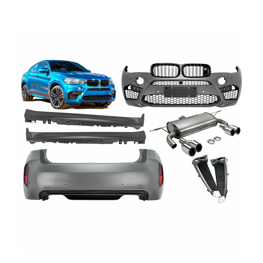 Pachet Exterior compatibil cu BMW X6 F16 X6M Design Pachet Exterior compatibil cu BMW X6 F16 X6M Design