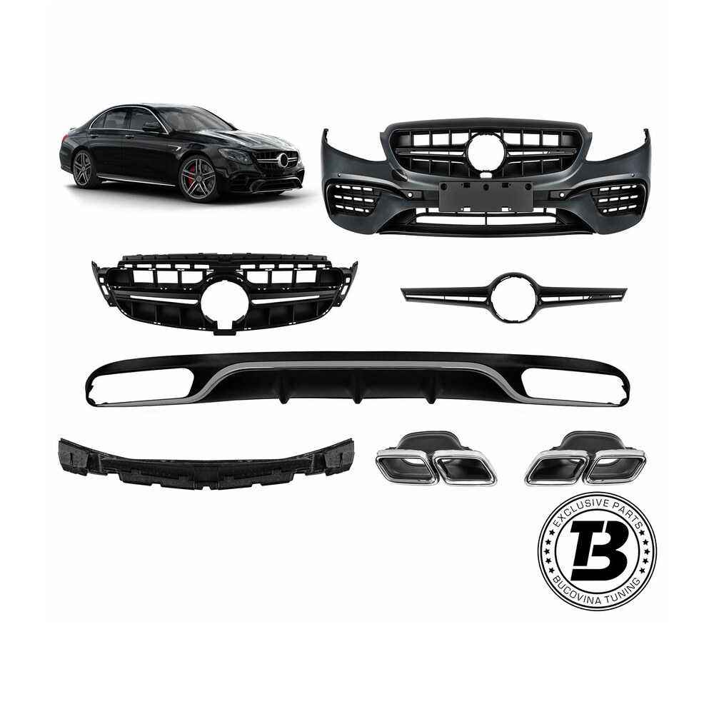 Pachet Exterior compatibil cu Mercedes E Class W213 E63 Design Pachet Exterior compatibil cu Mercedes E Class W213 E63 Design
