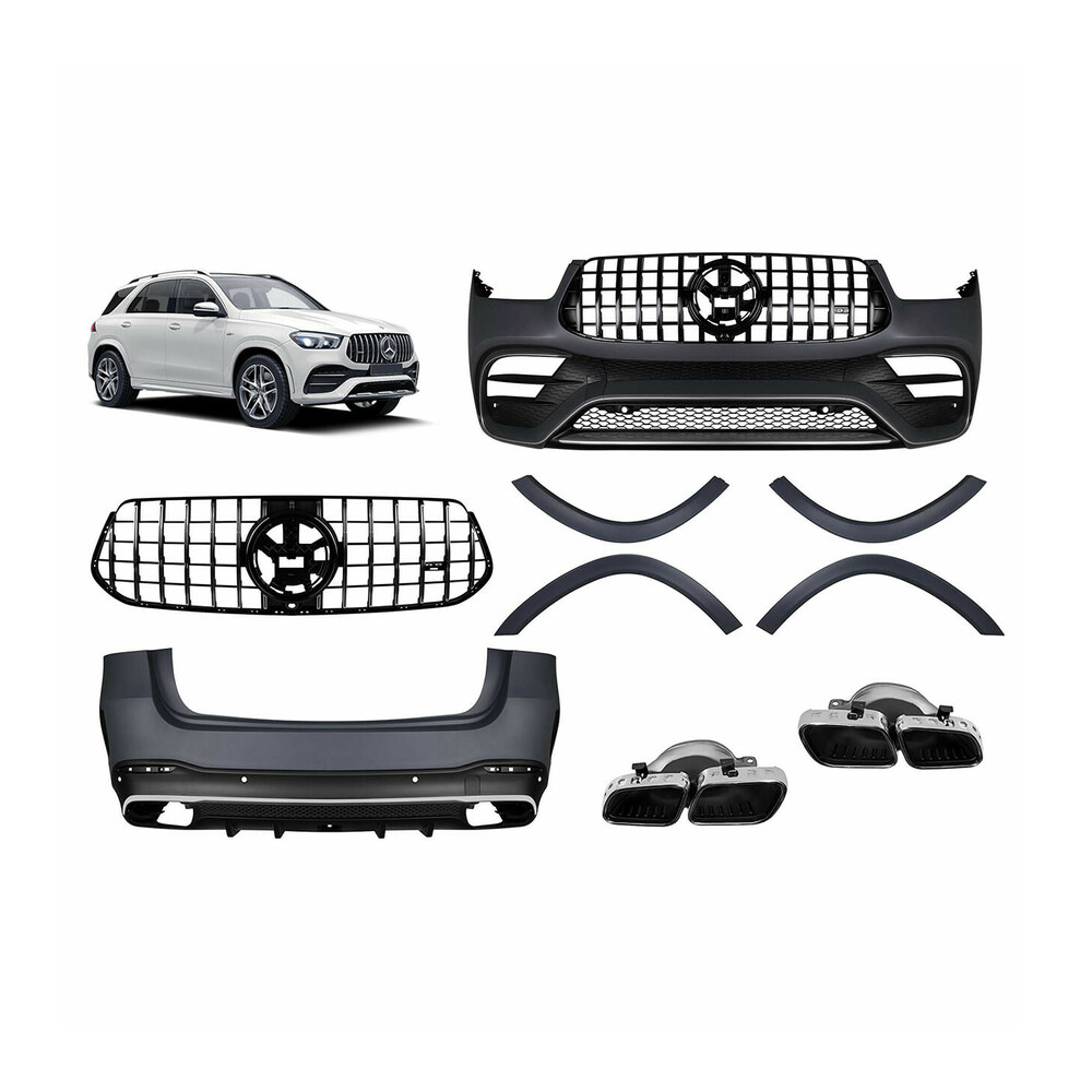 Pachet Exterior compatibil cu Mercedes GLE SUV W167 GLE63 Design Pachet Exterior compatibil cu Mercedes GLE SUV W167 GLE63 Design