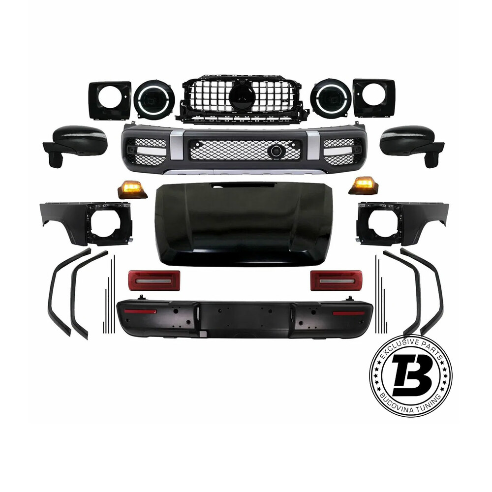Pachet Exterior compatibil cu Mercedes G Class W463 G63 Design Pachet Exterior compatibil cu Mercedes G Class W463 G63 Design