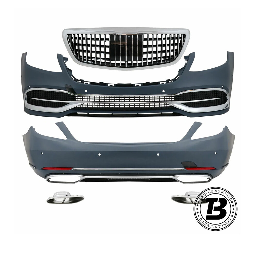 Pachet Exterior compatibil cu Mercedes S Class W222 S63 M Design Pachet Exterior compatibil cu Mercedes S Class W222 S63 M Design