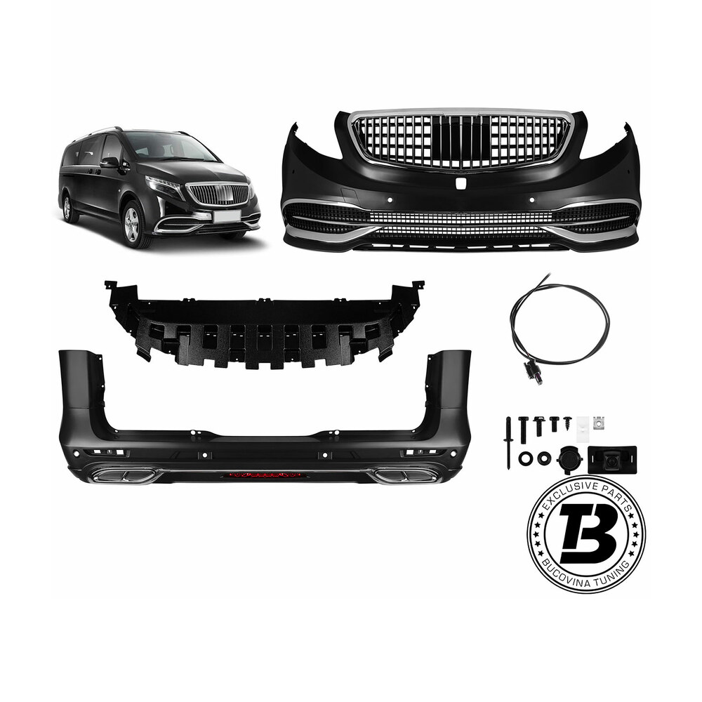 Pachet Exterior compatibil cu Mercedes V Class W447 M Design Pachet Exterior compatibil cu Mercedes V Class W447 M Design