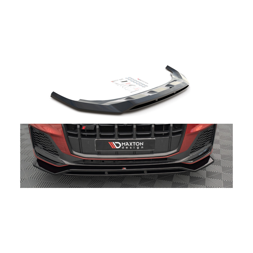 Prelungire Bară Față compatibilă cu Audi Q7 4M S-Line Maxton Design Prelungire Bară Față compatibilă cu Audi Q7 4M S-Line Maxton Design