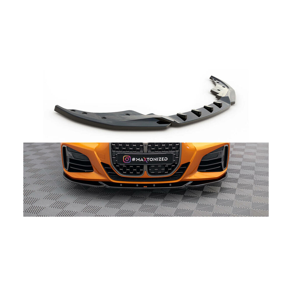 Prelungire Bară Față compatibilă cu BMW Seria 4 G22 V.4 Maxton Design Prelungire Bară Față compatibilă cu BMW Seria 4 G22 V.4 Maxton Design