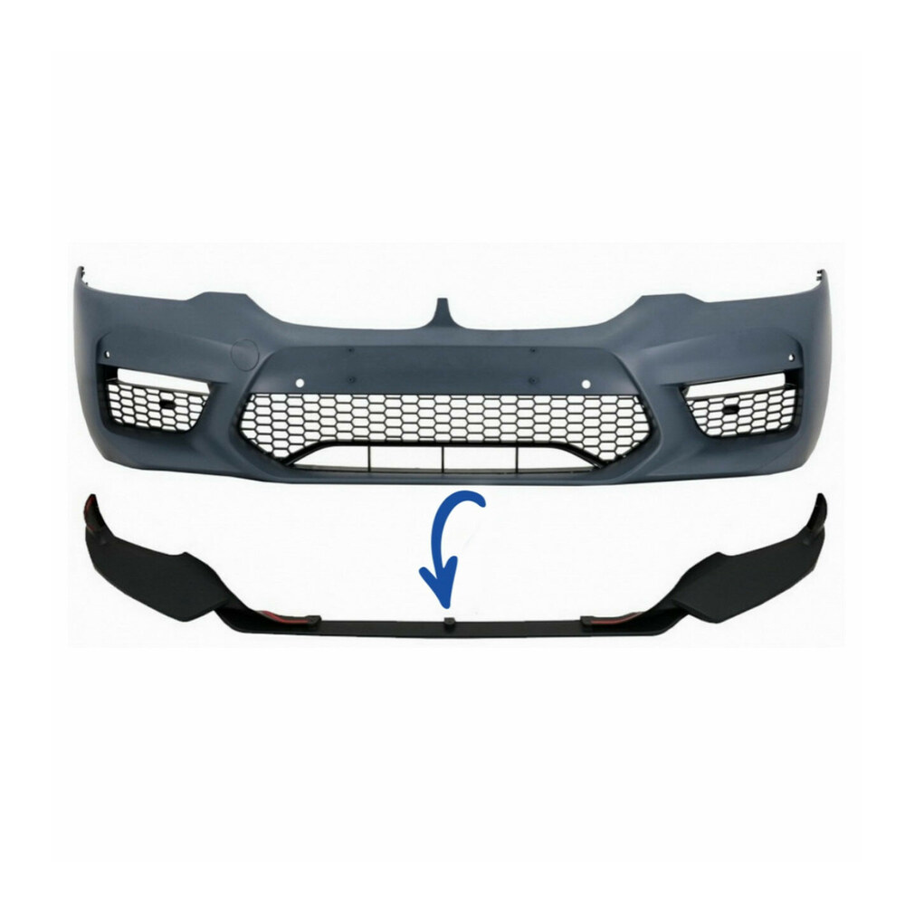 Prelungire Bară Față compatibilă cu BMW Seria 5 G30 G31 M5 Design Prelungire Bară Față compatibilă cu BMW Seria 5 G30 G31 M5 Design