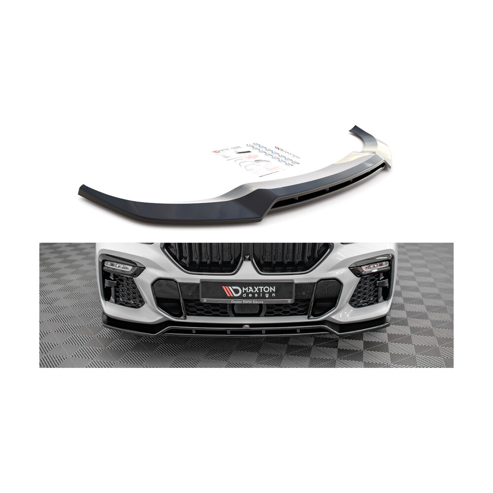 Prelungire Bară Față compatibilă cu BMW X6 G06 M Pack V.2 Maxton Design Prelungire Bară Față compatibilă cu BMW X6 G06 M Pack V.2 Maxton Design