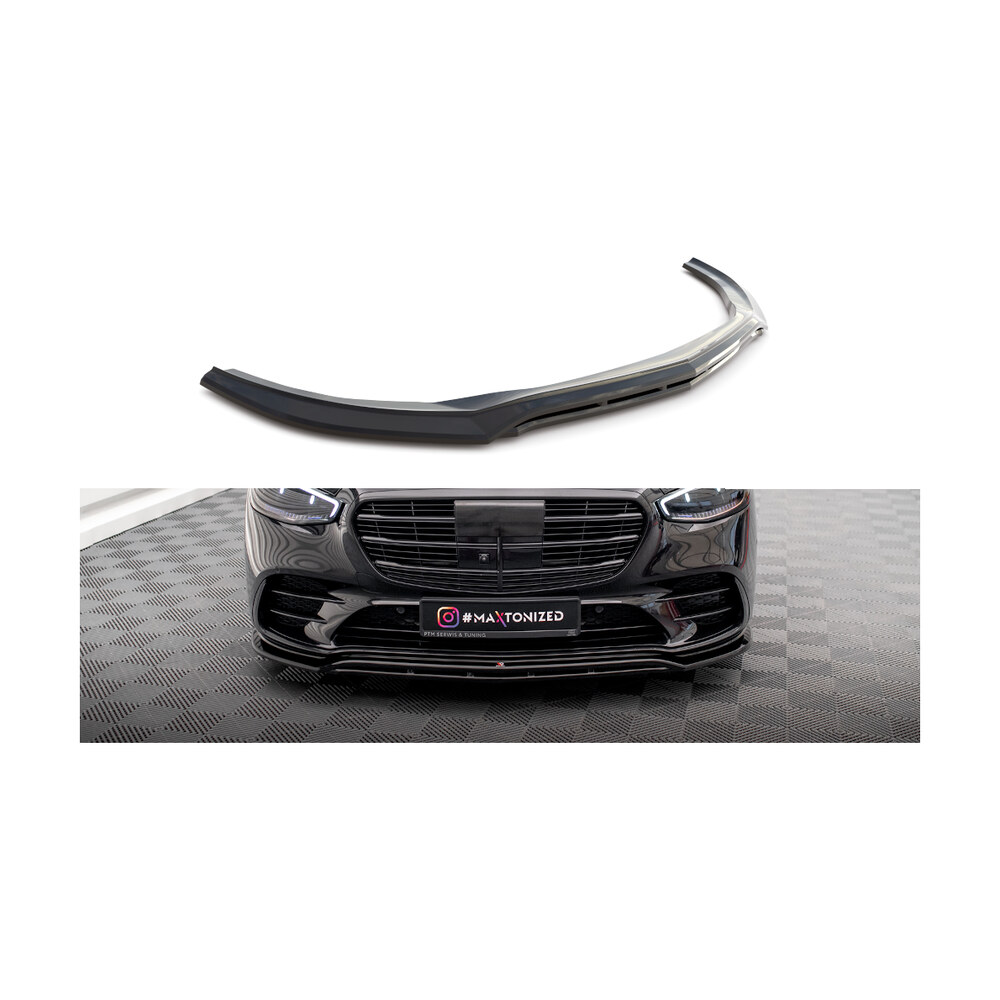 Prelungire Bară Față compatibilă cu Mercedes S Class W223 AMG Line Maxton Design Prelungire Bară Față compatibilă cu Mercedes S Class W223 AMG Line Maxton Design