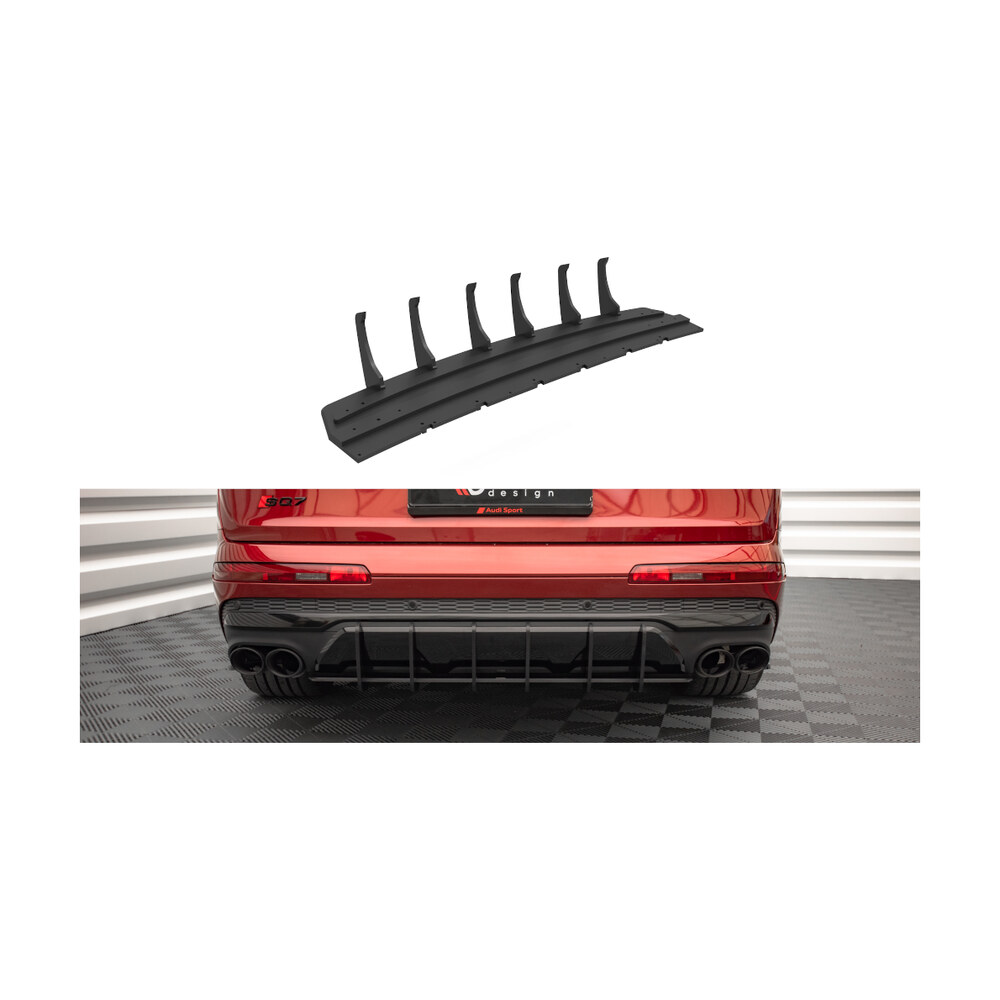 Prelungire Difuzor Bară Spate compatibilă cu Audi Q7 4M S-Line Maxton Design Prelungire Difuzor Bară Spate compatibilă cu Audi Q7 4M S-Line Maxton Design