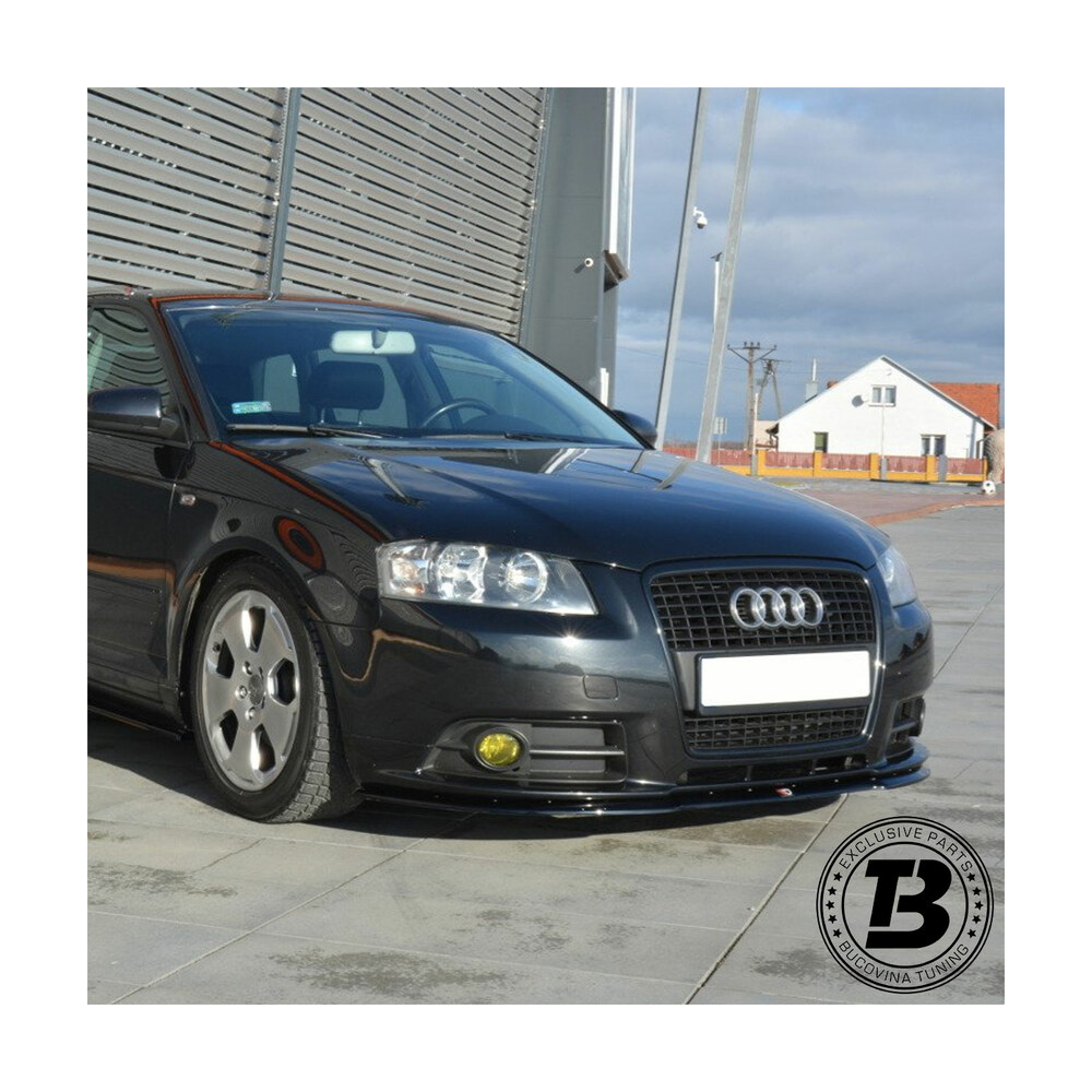 Prelungire Bară Față compatibilă cu Audi A3 8P S-Line Maxton Design Prelungire Bară Față compatibilă cu Audi A3 8P S-Line Maxton Design