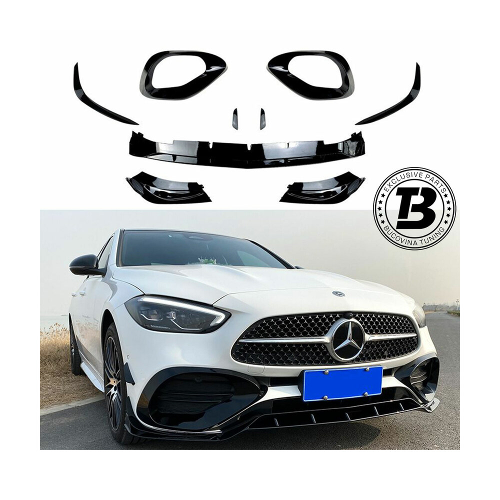 Prelungiri Bară Față compatibile cu Mercedes C Class W206 Aero Design Prelungiri Bară Față compatibile cu Mercedes C Class W206 Aero Design