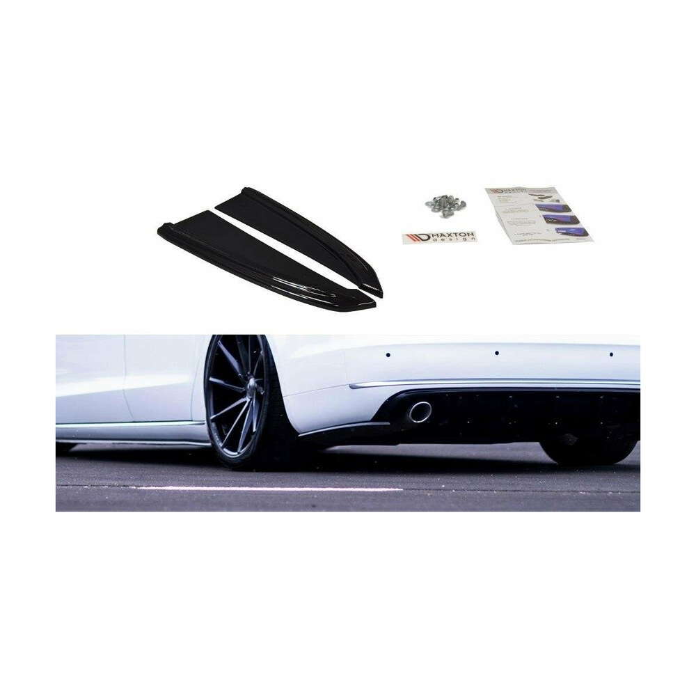 Prelungiri Laterale Bară Spate compatibile cu Audi A8 D4 Maxton Design Prelungiri Laterale Bară Spate compatibile cu Audi A8 D4 Maxton Design