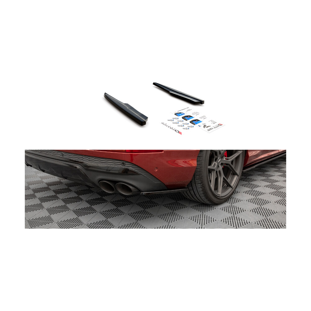 Prelungiri Laterale Bară Spate compatibile cu Audi Q7 4M S-Line Maxton Design Prelungiri Laterale Bară Spate compatibile cu Audi Q7 4M S-Line Maxton Design