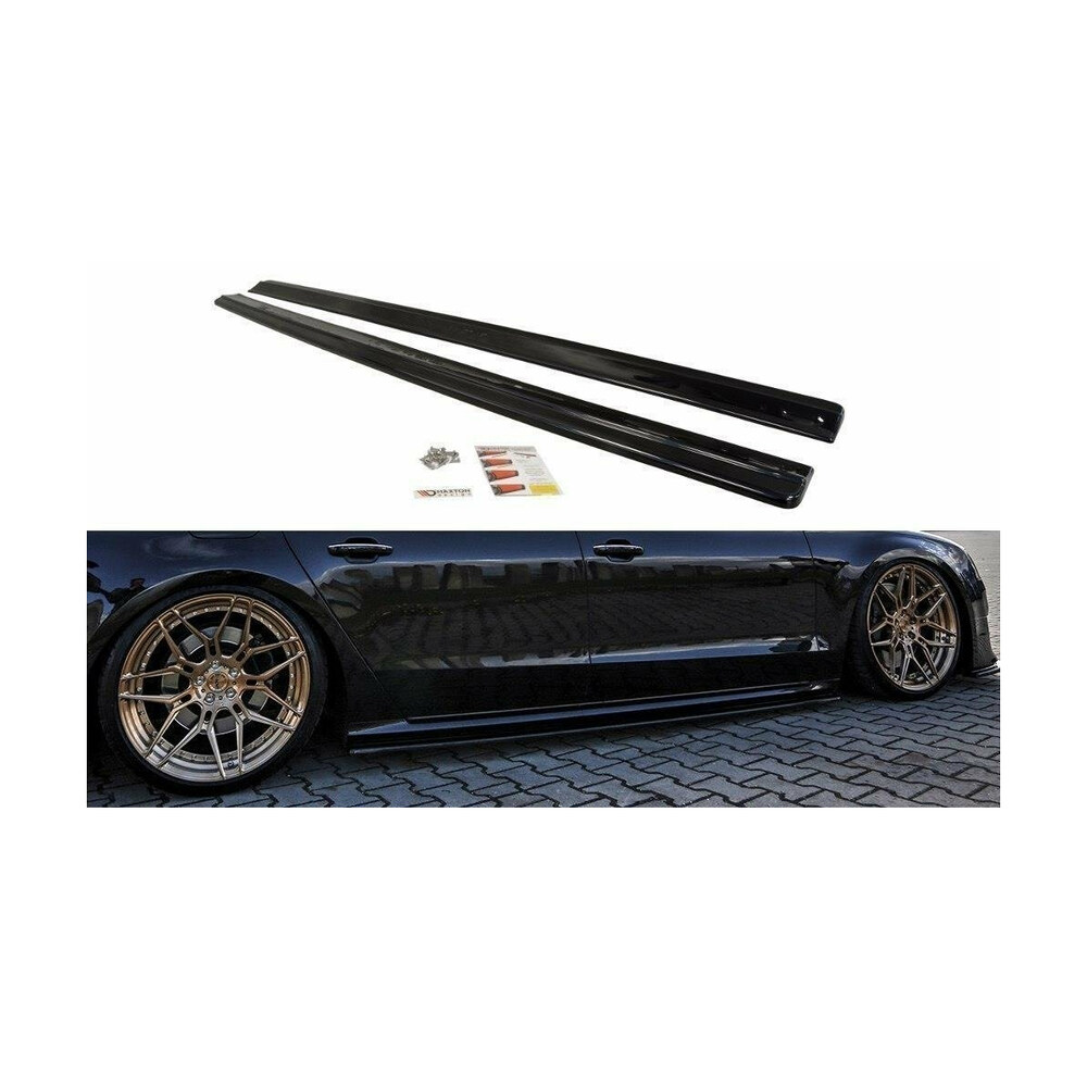 Prelungiri Praguri compatibile cu Audi S8 D4 Maxton Design Prelungiri Praguri compatibile cu Audi S8 D4 Maxton Design