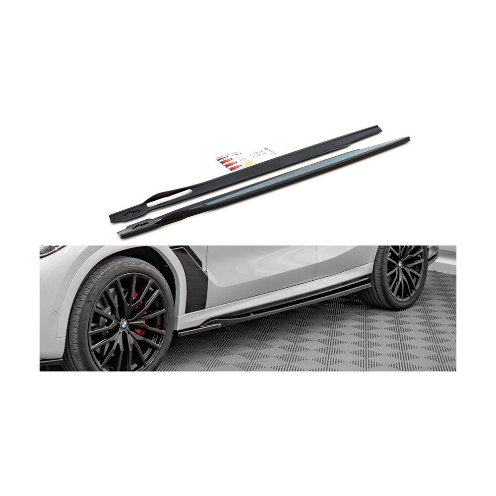 Prelungiri Praguri compatibile cu BMW X6 G06 M Pack Maxton Design Prelungiri Praguri compatibile cu BMW X6 G06 M Pack Maxton Design
