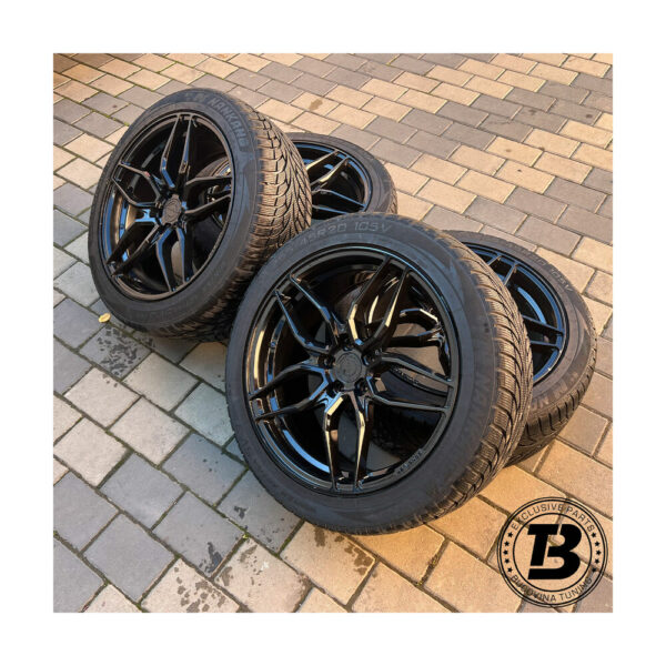 Set Jante Aliaj Concaver CVR3 R20 5X112 cu Anvelope Iarna 255/45/20